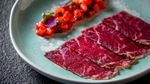 Beef jamon с острыми томатами